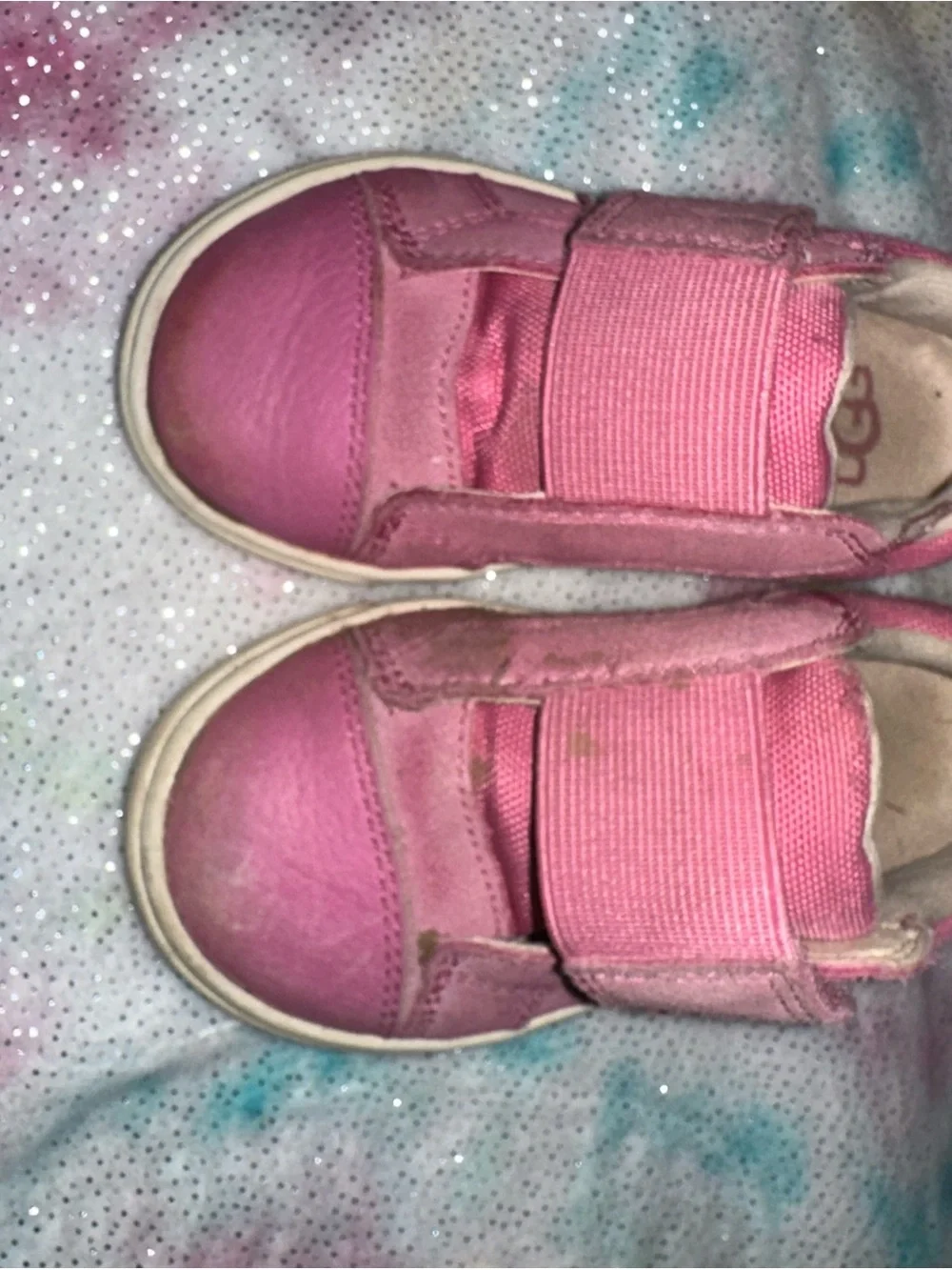 Lot of 4 toddler shoes size 4, 5, 6.